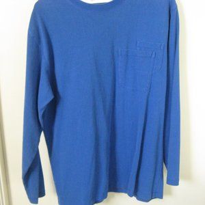 Vintage Liz Claiborne Lizwear - Royal Blue Long Sleeve T shirt Medium